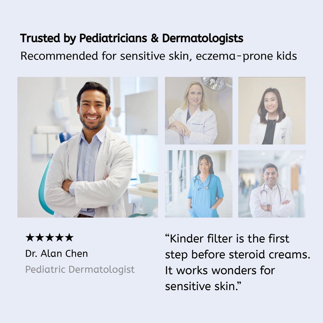 Trusted by pediatricians and dermatologists